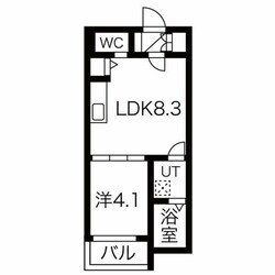 ルミエール若江岩田の物件間取画像